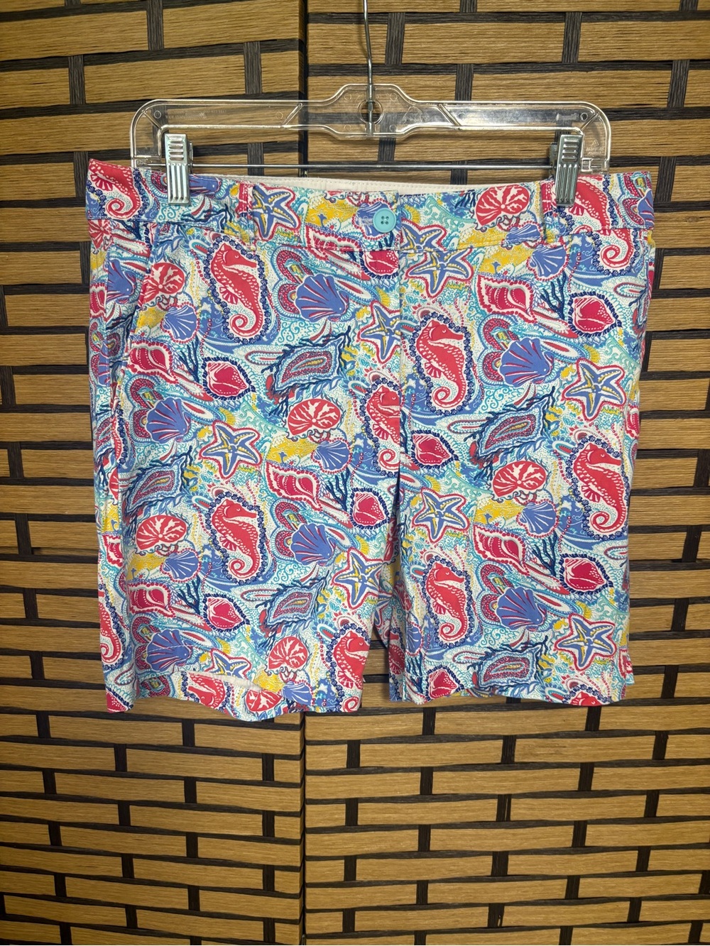 Talbots Weekend Shorts Sea Shell Pattern Size 6